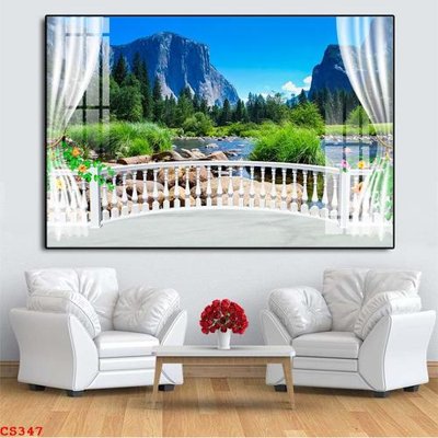 File PSD File gốc cửa sổ 3D CS347 (gốc) cho in quảng cáo