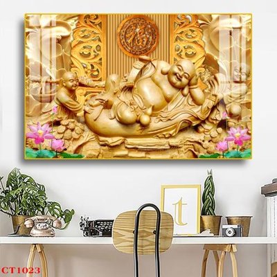 Download file gốc File tranh cây tiền tài lộc CT1023 (in mica) trang trí