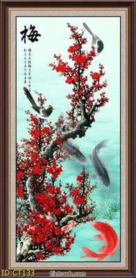 Tải file File cây đào cá chép CT133 (gốc) làm file thiết kế