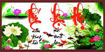 File in lụa File tranh cây tiền tài lộc CT1508 (phong cảnh) File tranh cây tiền tài lộc CT1508