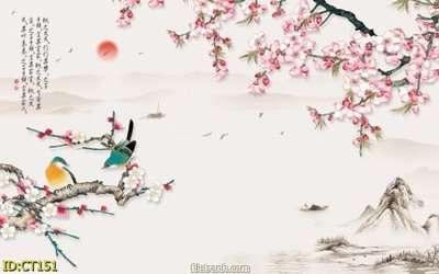 Tải file tranh gốc File tranh cây tiền CT151 chất lượng cao