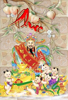 File tranh File tranh cây tiền tài lộc CT1519 (file gốc) chủ đề phong thủy