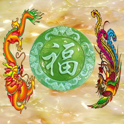 File gốc File tranh cây tiền tài lộc CT1531 (in lụa) hoa văn cổ điển