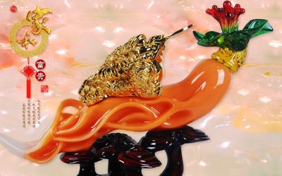 File tranh in trần 3D File tranh cây tiền tài lộc CT1535 (ảnh gốc)