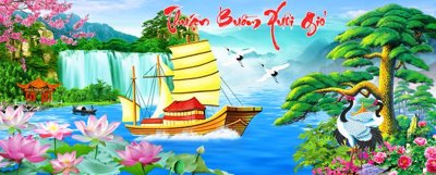 File tranh File tranh cây tiền tài lộc CT1724 (bản gốc) treo phòng ăn