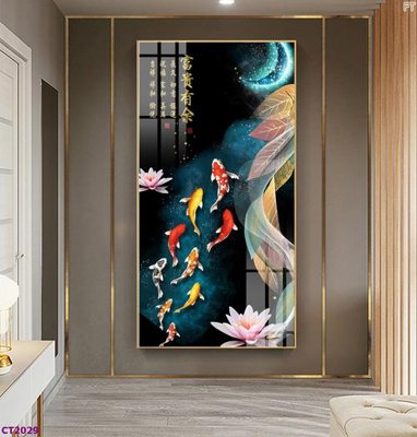 File gốc File tranh cây tiền tài lộc hoa đào tết CT2029 (in 3D) cho trang trí