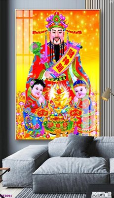 File in ấn File tranh cây tiền tài lộc hoa đào tết CT2091 (bản gốc) sắc nét