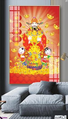 File gốc File tranh cây tiền tài lộc hoa đào tết CT2094 (Filetranh.com) File tranh cây tiền tài lộc hoa đào tết CT2094