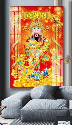 File tranh File tranh cây tiền tài lộc hoa đào tết CT2100 (gốc) chủ đề thiên nhiên