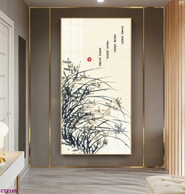 File gốc File tranh cây tiền tài lộc hoa đào tết CT2165 (chuẩn màu) cho in offset