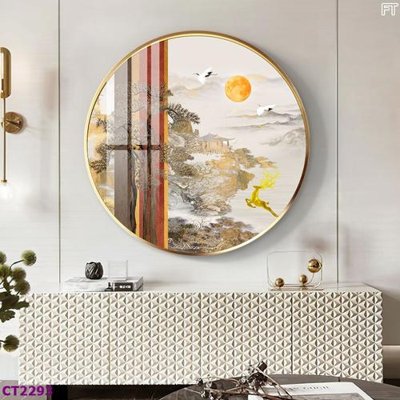 File tranh File tranh cây tiền tài lộc hoa đào tết CT2293 (gốc) chủ đề tĩnh vật