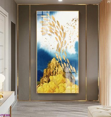 Download file File tranh cây tiền tài lộc hoa đào tết CT2301 (chuẩn in) chất lượng cao