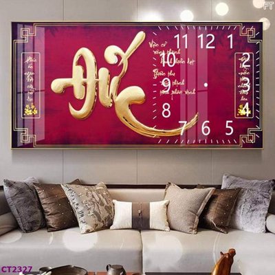 Hình ảnh file gốc in lụa File tranh cây tiền tài lộc hoa đào tết CT2327