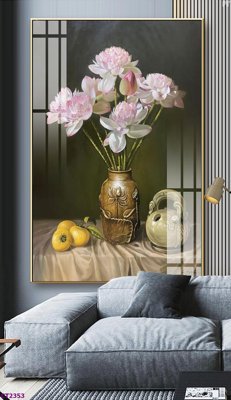 File ảnh gốc File tranh cây tiền tài lộc hoa đào tết CT2353 không vỡ nét