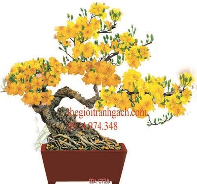 Ảnh gốc file in lụa File tranh tài lộc CT25 chi tiết