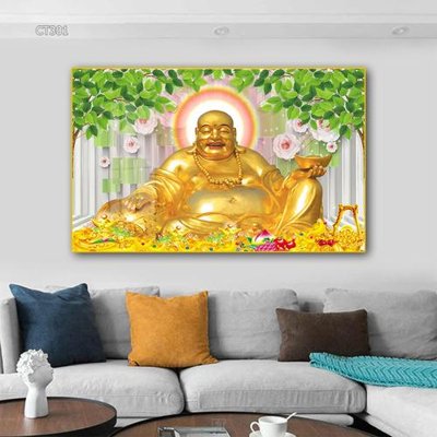 File tranh Tranh thần tài cây tiền CT301 (gốc) chủ đề động vật