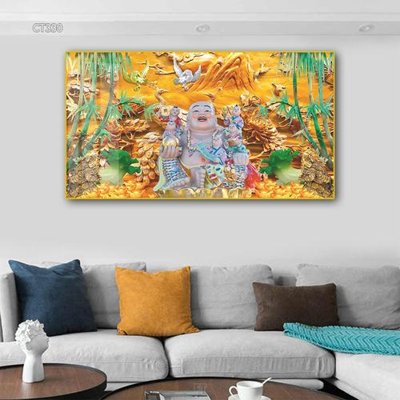 Tải file Tranh thần tài cây tiền CT330 (gốc) in ấn chất lượng