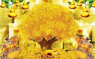 File in mica File tranh tài lộc CT4 (ảnh gốc) đẹp