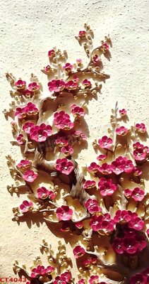 File PSD File tranh hoa đào hoa mai tài lộc CT4043 (bản gốc) đã tách nền