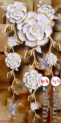 Tải file tranh gốc File tranh hoa đào hoa mai tài lộc CT4164 chất lượng cao