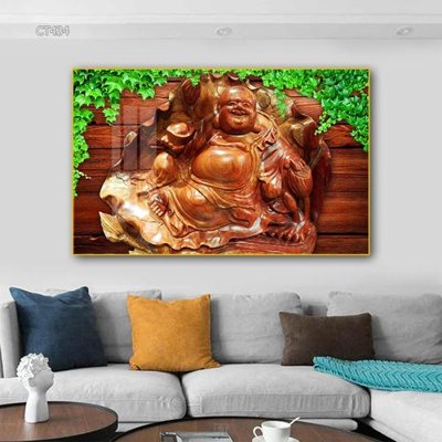 Tệp tin gốc Tranh thần tài cây tiền CT434 (dùng cho in) Tranh thần tài cây tiền CT434