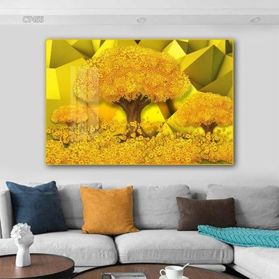 File tranh Tranh thần tài cây tiền CT455 (gốc) in film