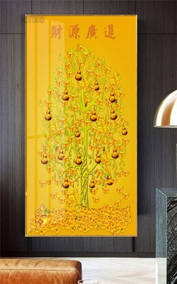 Tải file gốc Tranh thần tài cây tiền CT503 (in khổ lớn) không mờ