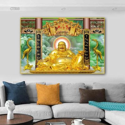 Tải xuống file tranh gốc Tranh thần tài cây tiền CT508 (PSD/TIFF)