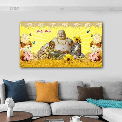 Tải file Tranh thần tài cây tiền CT537 (ảnh gốc) file AI/EPS