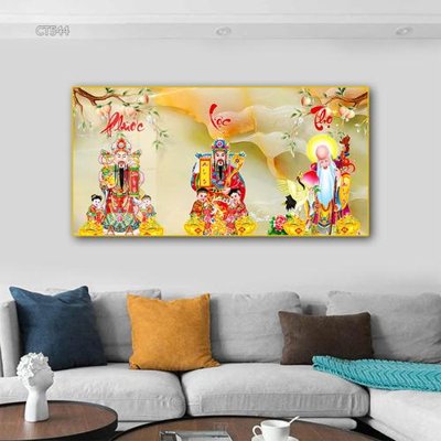 Tải file Tranh thần tài cây tiền CT544 (gốc) làm tranh trang trí