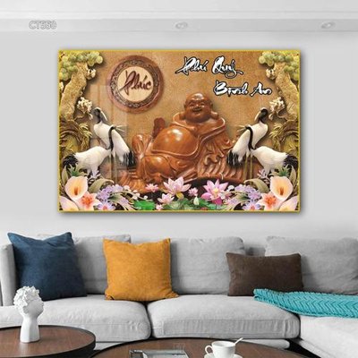 Tải file tranh Tranh thần tài cây tiền CT550 (gốc) tại Filetranh.com