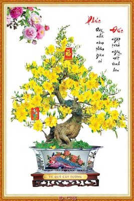 File gốc File tranh tài lộc CT65 (ảnh chi tiết) để in lụa