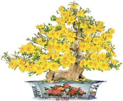 Hình ảnh file gốc in trần nhà File tranh tài lộc CT69