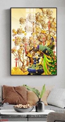 File PSD File tranh cây tiền tài lộc CT707 (bản gốc) chất lượng nhất