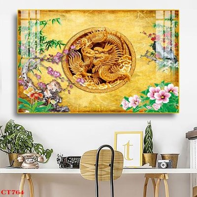 Tải file File tranh cây tiền tài lộc CT764 (ảnh gốc) in gạch 3D