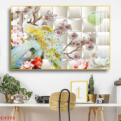 File ảnh File tranh cây tiền tài lộc CT775 (gốc) in standee