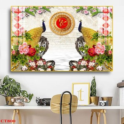 File ảnh File tranh cây tiền tài lộc CT800 (gốc) in backdrop sự kiện