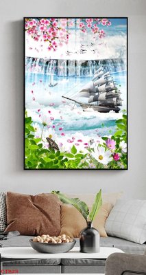 Tải file gốc File tranh cây tiền tài lộc CT823 (in bạt) quảng cáo