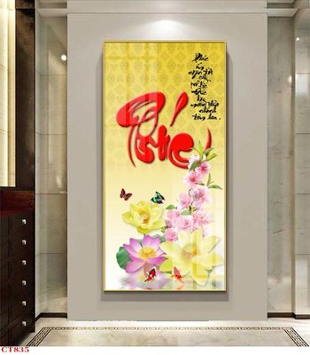 Tải file File tranh cây tiền tài lộc CT835 (ảnh gốc) độ phân giải 300dpi