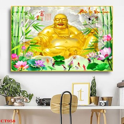 Download file ảnh gốc File tranh cây tiền tài lộc CT958 để in ấn