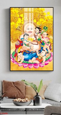 File PSD File tranh cây tiền tài lộc CT959 (nguyên gốc) chất lượng cao