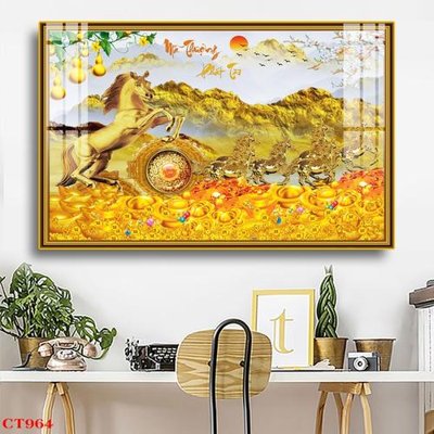 Tải file File tranh cây tiền tài lộc CT964 (ảnh gốc) 300dpi File tranh cây tiền tài lộc CT964