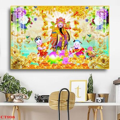 File tranh File tranh cây tiền tài lộc CT998 (gốc) chủ đề thiên nhiên