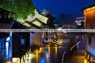 File gốc Canh dem thanh pho 205 (in mica) làm bảng hiệu