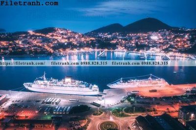 File in ấn Canh dem thanh pho 230 (bản gốc) cao cấp