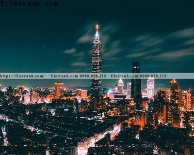 Tải file gốc Canh dem thanh pho 243 (bản PSD) còn layer