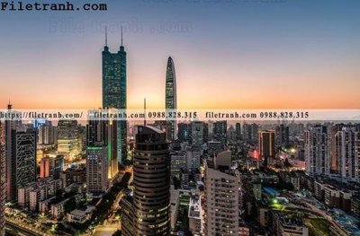 File gốc Canh dem thanh pho 263 (bản quyền) cho in ấn