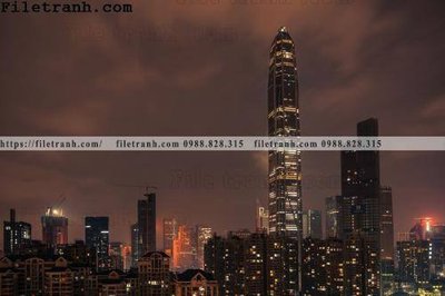 File in ấn Canh dem thanh pho 282 (bản gốc) chất lượng cao