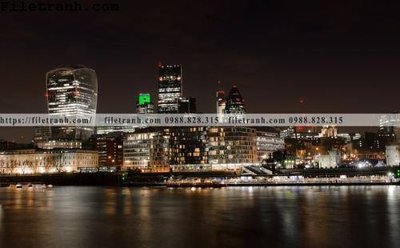 Download file gốc Canh dem thanh pho 301 (in lụa) cao cấp