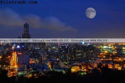 File in ấn Canh dem thanh pho 335 (bản gốc) chất lượng cao